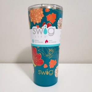 Retired Floral Swig Tumbler 22 oz